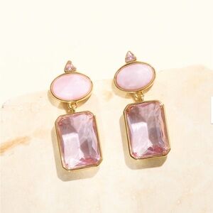 Mignonne Gavigan's Lottie earrings in lilac